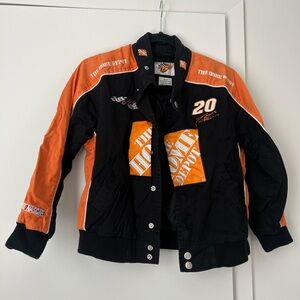 Cropped vintage nascar Home Depot jacket